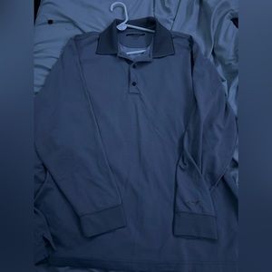 Grey long sleeve Greg Norman polo